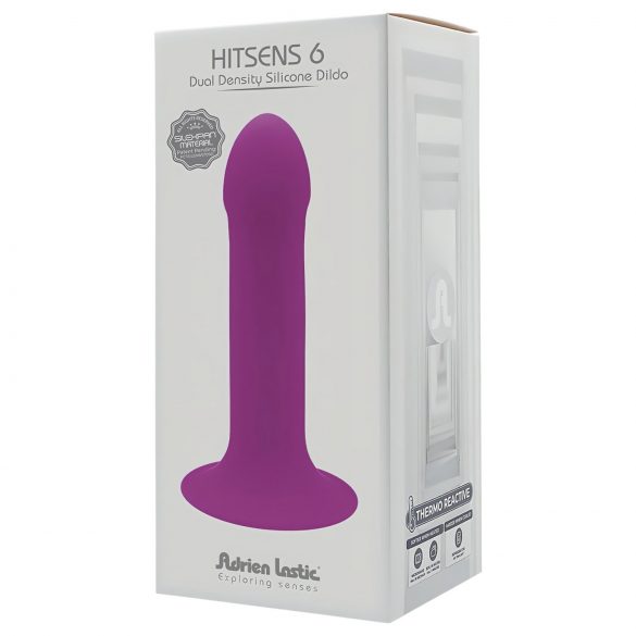 Adrien Lastic Hitsens 6 - Lilla soojustundlik dildo