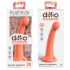 Dillio Saladuslik Avastaja - tammetõru dildo (17 cm) - oranž