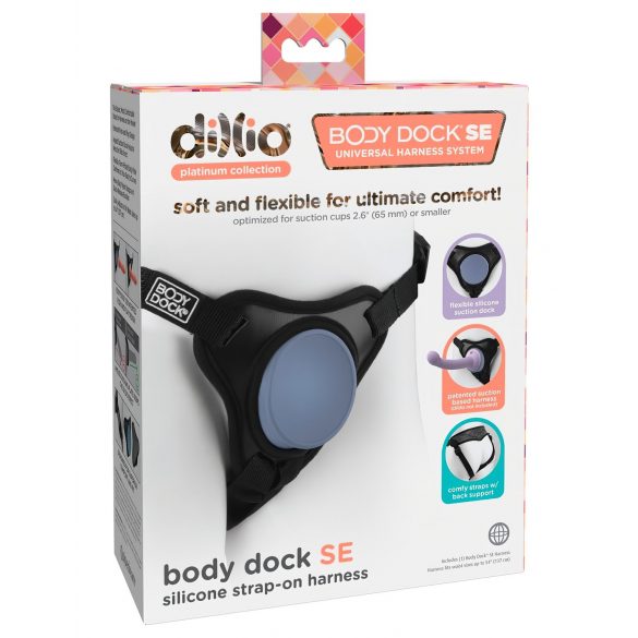 Dillio Body Dock SE - kinnitusrihm (must-sinine)