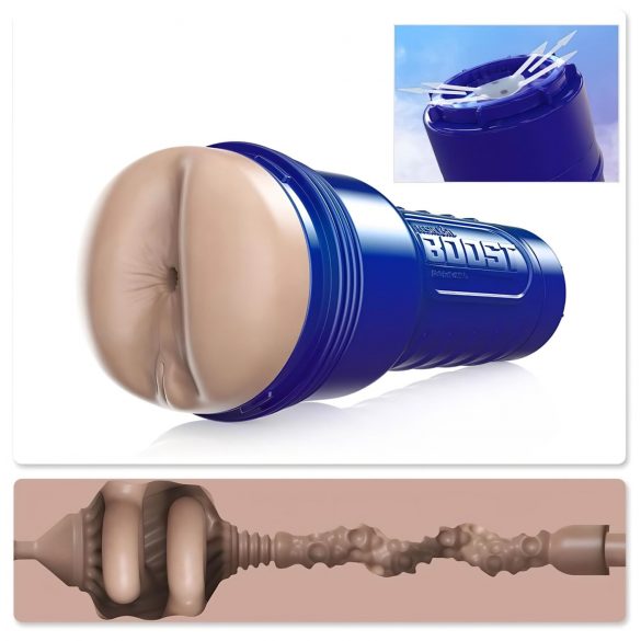 Fleshlight Boost Blast - elutru tagumikujuline masturbaator (naturaalne)