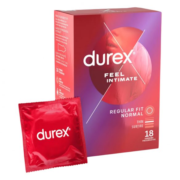 Durex Feel Intimate - õhukesed kondoomid (18 tk)