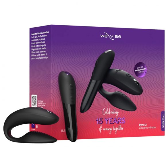 We-Vibe komplekt - paari vibraator (must)