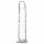 Addiction Crystal - jalaga dildo (läbipaistev) - 18cm