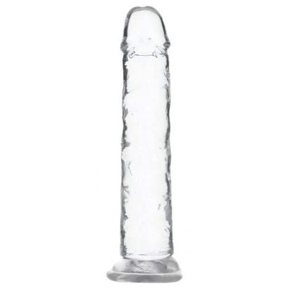 Addiction Crystal - jalaga dildo (läbipaistev) - 18cm