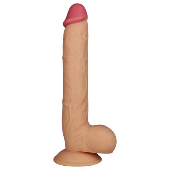 Kuninglik Lovetoy - iminapaga realistlik dildo, 25cm (naturaalne)