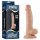 Lovetoy Real Extreme - realistlik G-punkti dildo munanditega, 19cm (naturaalne)