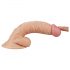 Lovetoy Real Extreme - realistlik G-punkti dildo munanditega, 19cm (naturaalne)