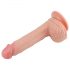 Lovetoy Nature - realistlik iminapaga dildo, 21 cm naturaalne.