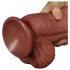 Lovetoy - kahekordne realistlik dildo - 26cm (naturaalne)