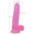 Lovetoy Jelly Stud - elutru roosa dildo - 20cm