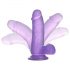 Lovetoy Jelly Studs - elutruu dildo - 15cm (lilla)