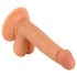 Mr. Rude realistlik kleepuva alusega dildo - 17cm (naturaalne)