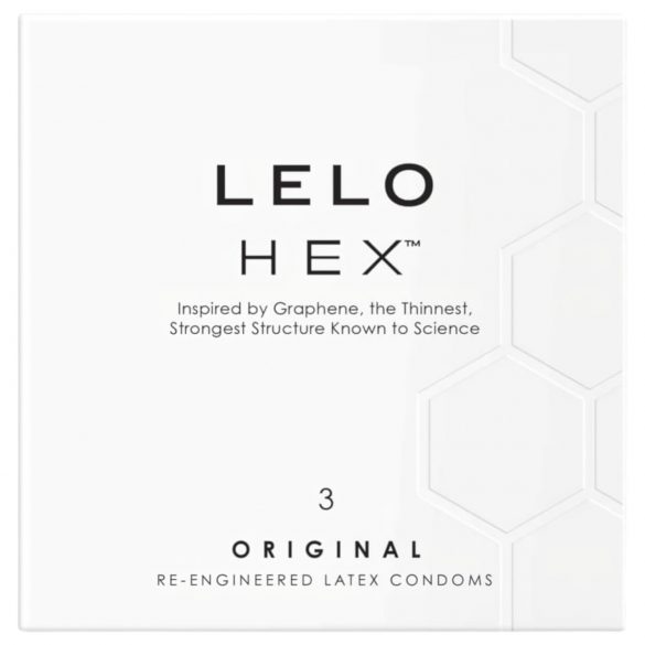 LELO Hex Original - luksuslik kondoom (3 tk)