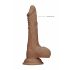 Realistlik RealRock Dong 7 dildo (17cm) - tume looduslik