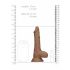 Realistlik RealRock Dong 7 dildo (17cm) - tume looduslik