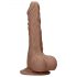 Realistlik RealRock Dong 7 dildo (17cm) - tume looduslik