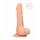 Realistlik Dong 8 - munanditega dildo (20cm) - naturaalne