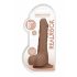 RealRock 20cm elutru dildoga - tume nude