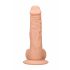 RealRock Dong 9 - elutru, munanditega dildo (23cm) - naturaalne