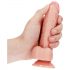 RealRock - iminapaga, realistlik dildo 15,5 cm (loomulik)