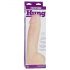 Doc Johnson Vac-U-Lock Hung 12 - elutruu dildo munanditega (naturaalne)