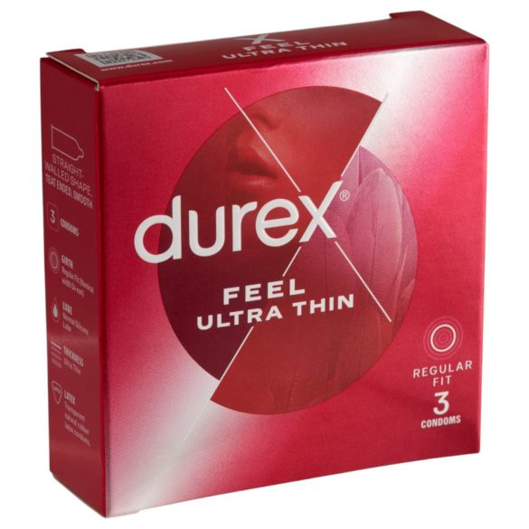 Durex Feel Ultra Thin - ülima tundega kondoomid (3tk)