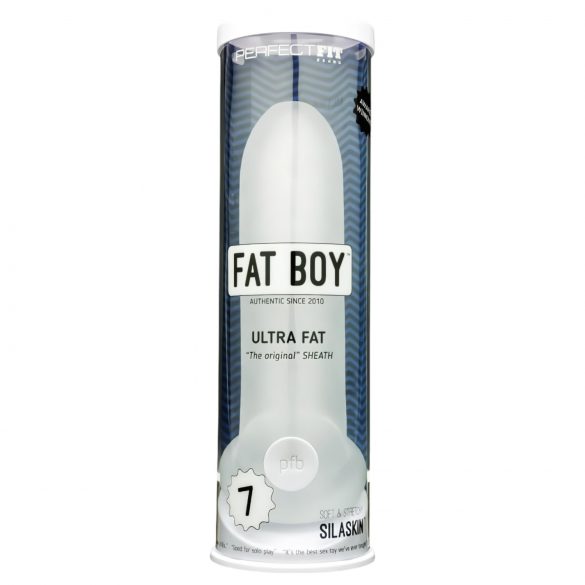 Fat Boy Extra Lai Silikoonhüls - 19cm - kreemjasvalge