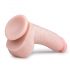 Easytoys - iminapaga, munanditega dildo (20cm) - naturaalne