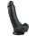 Easytoys - musta munanditega iminapaga dildo (20cm)