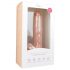 Easytoys - kleepuv alusega suur dildo (26,5cm) - naturaalne