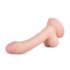 Realistlik Vince - munandite ja eesnahaga dildo - 19,5cm (naturaalne)