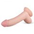 Realistlik Cliff - munanditega dildo 22cm (naturaalne)