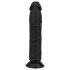 EasyToys - elutru dildo - 22,5 cm (must)