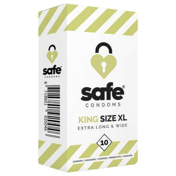 SAFE King Size XL - ekstra suur kondoom (10 tk)