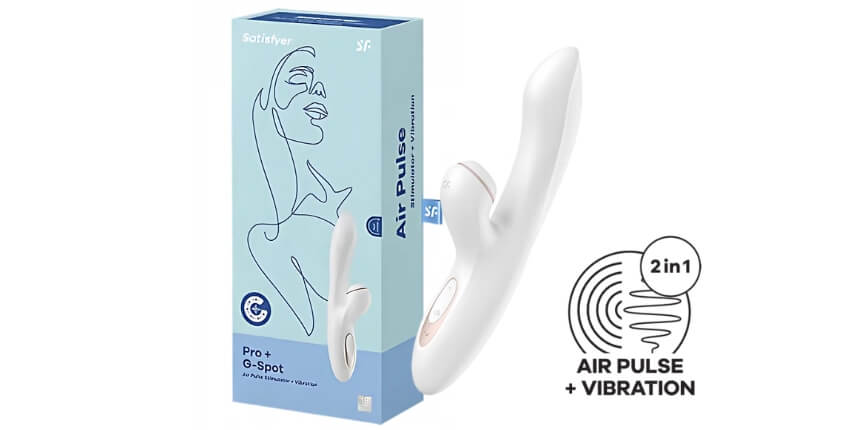 Satisfyer Pro+ G-punkt - Kliitori- ja G-punkti vibraator