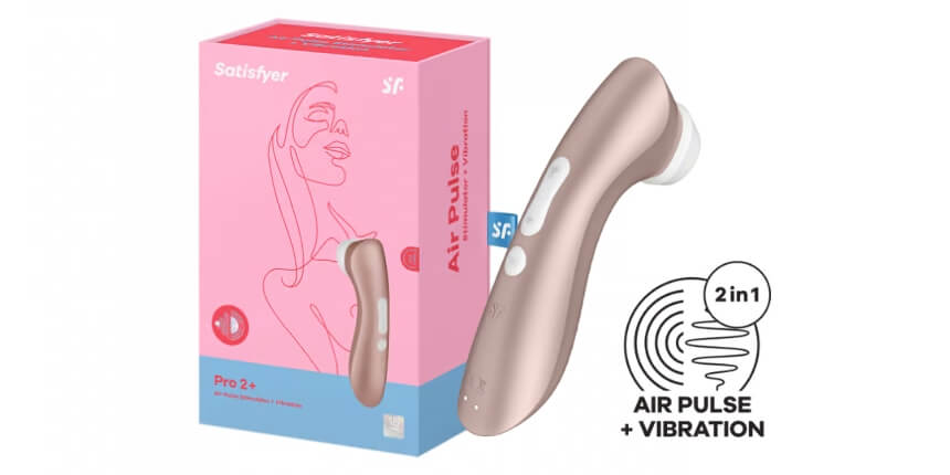 Satisfyer Pro 2+ - Laetav kliitori stimulaator